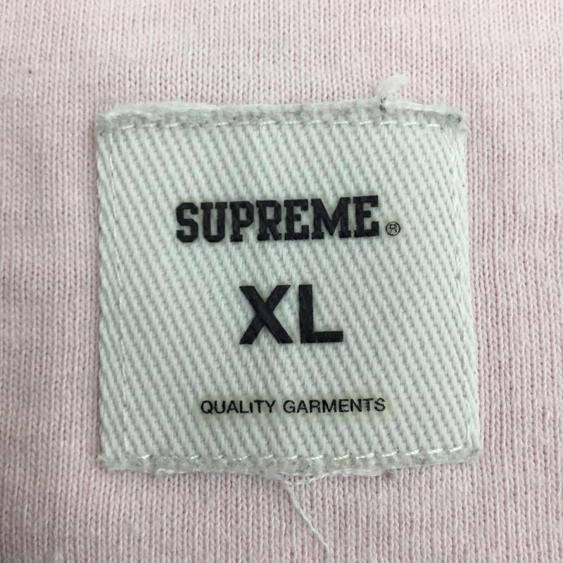 シュプリーム Supreme Tシャツ 半袖 Alpha Omega S/S Top XL ロゴ、文字 桃 / ピンク /  メンズ USED 古着 中古 10141540