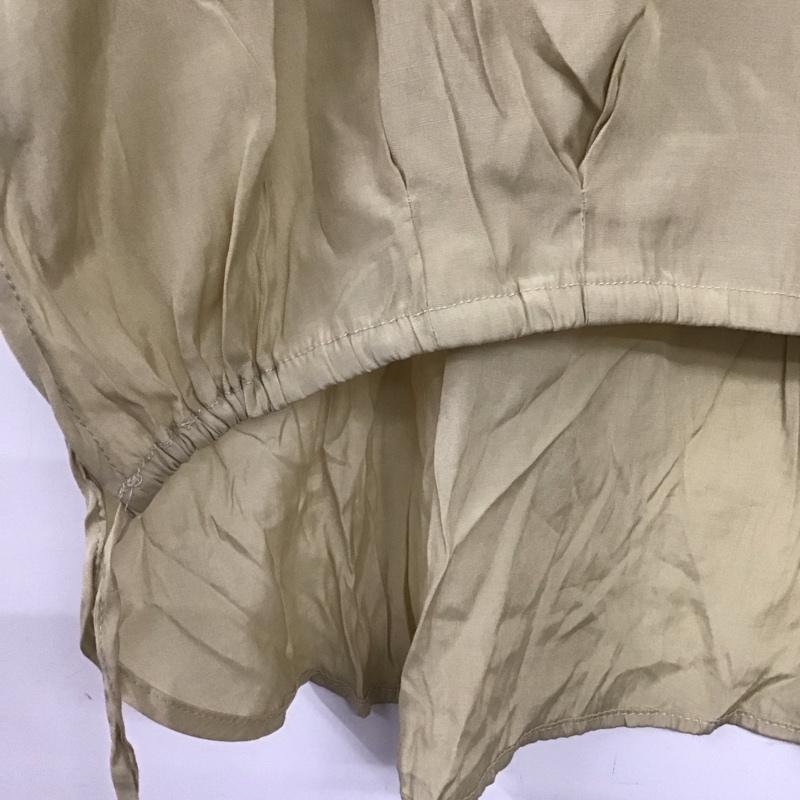 サマンサモスモスブルー Samansa Mos2 blue シャツ、ブラウス 半袖 FREE 無地 ベージュ / ベージュ /  レディース USED 古着 中古 10144001