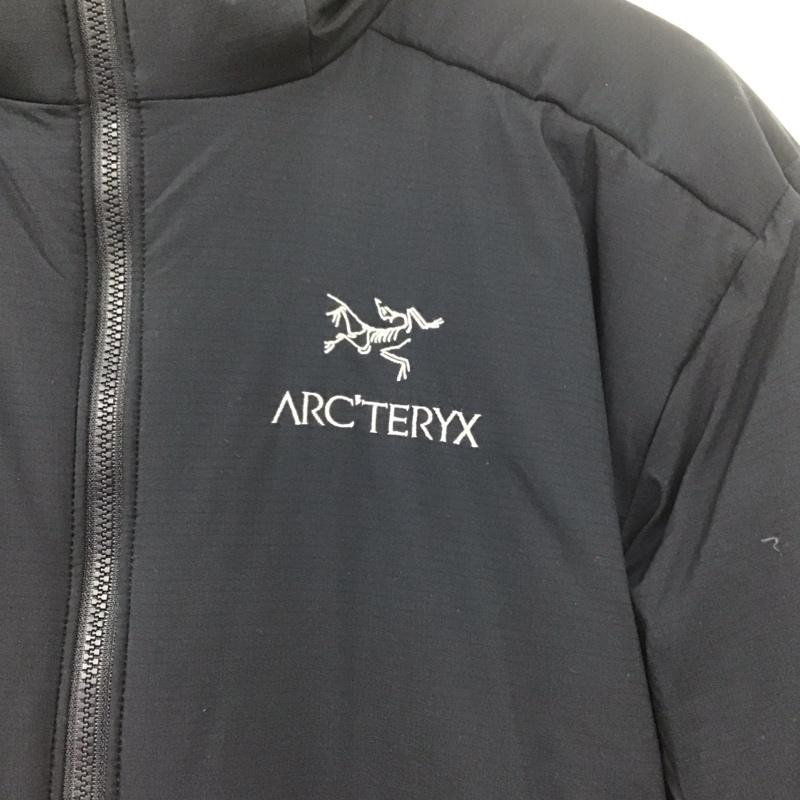 アークテリクス ARC TERYX ジャケット、上着 ジャケット、ブレザー ダウンジャケット アウター ジップアップジャケット パーカー S ロゴ、文字 紺 / ネイビー /  メンズ USED 古着 中古 10145276