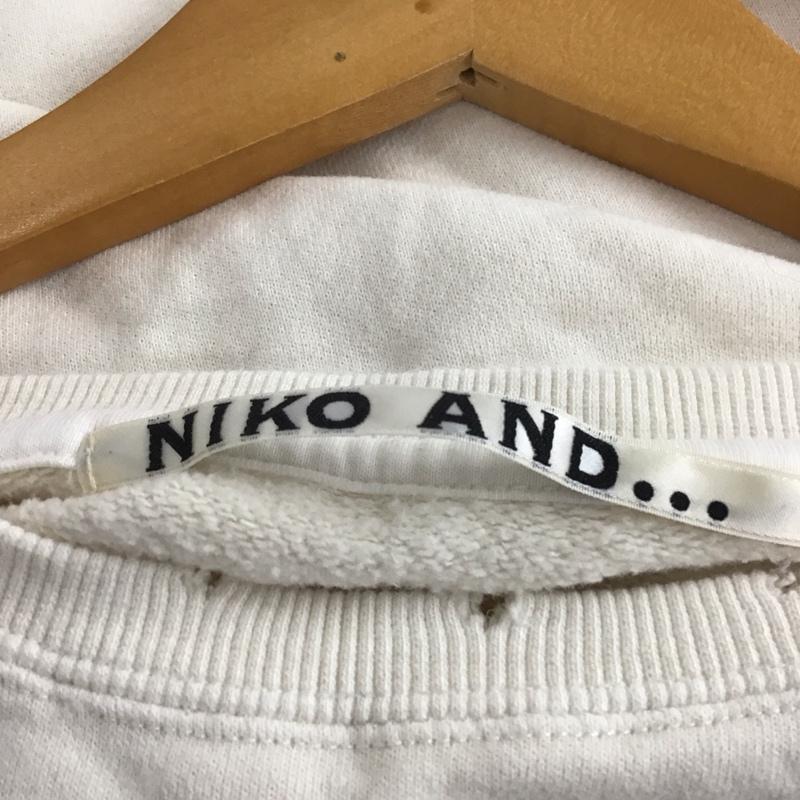 ニコアンド niko and... トレーナー 長袖 FREE  白 / ホワイト /  レディース USED 古着 中古 10141744