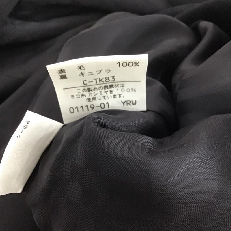 バーバリーズ BURBERRYS コート コート一般 ロングコート カラージャケット アウター 無地 黒 / ブラック /  レディース USED 古着 中古 10143614