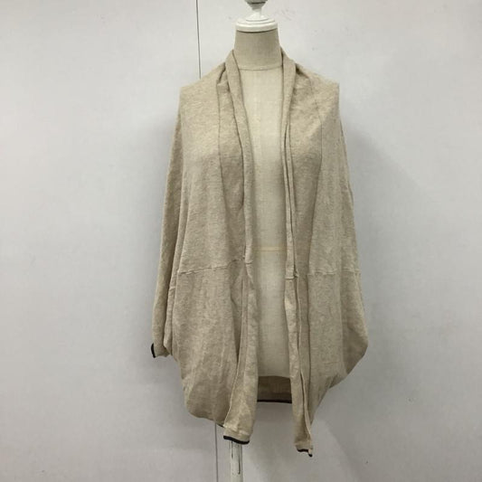 ニコアンド niko and... カーディガン 半袖 無地 ベージュ / ベージュ /  レディース USED 古着 中古 10106117