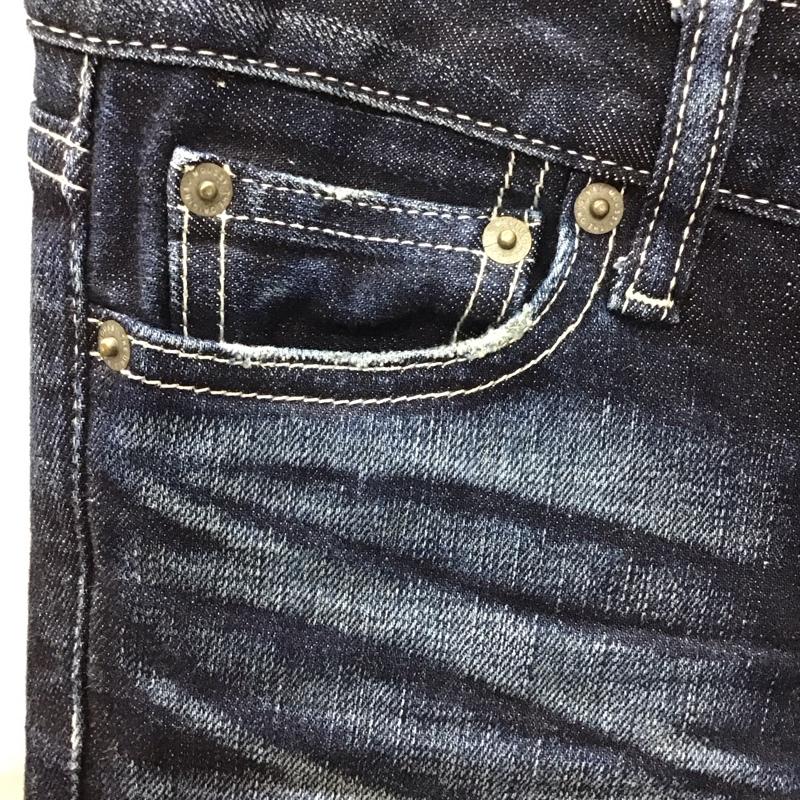 マウジー MOUSSY パンツ デニム、ジーンズ 029ASA12-0010 カットオフデニム スリムパンツ ストレッチパンツ 無地 インディゴ / インディゴ /  レディース USED 古着 中古 10116935