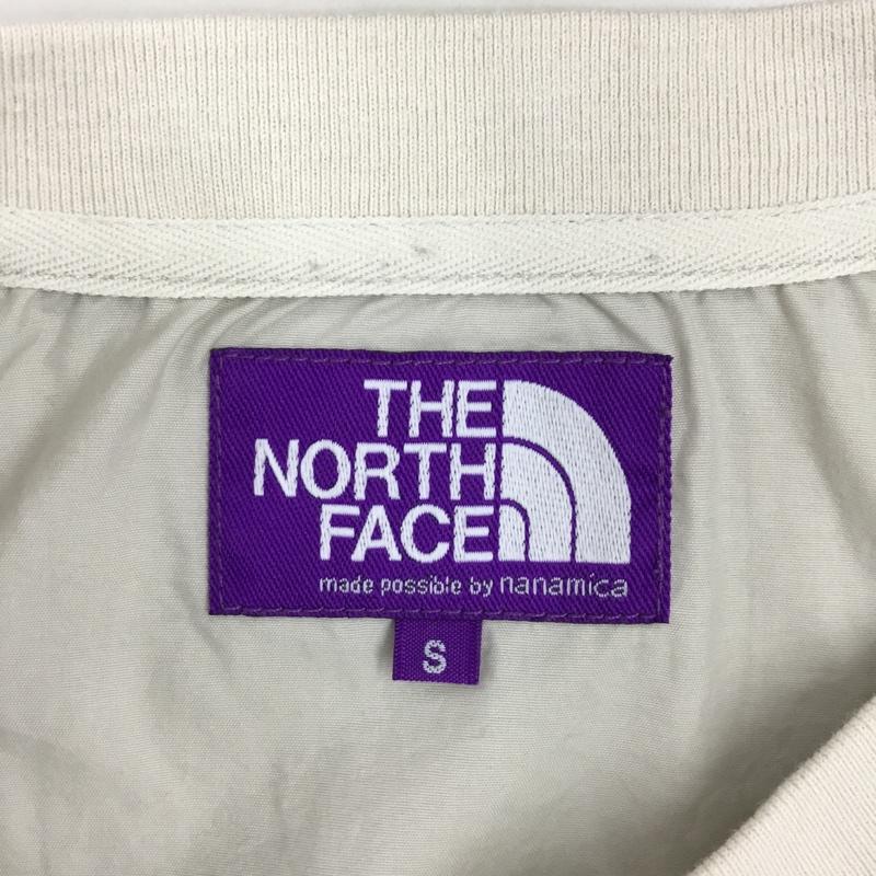 ザノースフェイス THE NORTH FACE カットソー 半袖 np2024n ナイロンカットソー 半袖カットソー S ロゴ、文字 ベージュ / ベージュ /  メンズ USED 古着 中古 10114898