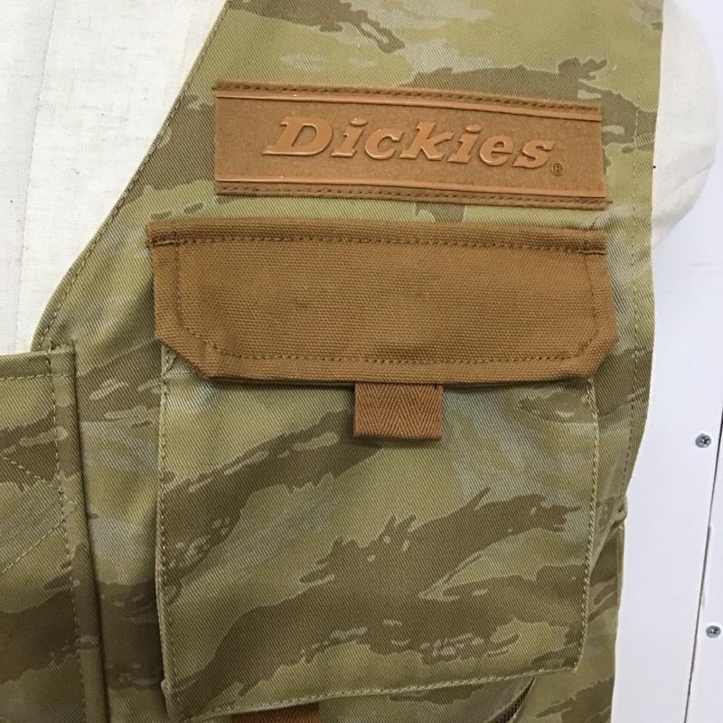 ディッキーズ Dickies ベスト ベスト ベスト ノースリーブカットソー 前ボタン ジップアップ S ロゴ、文字 マルチカラー / マルチカラー /  メンズ USED 古着 中古 10123718