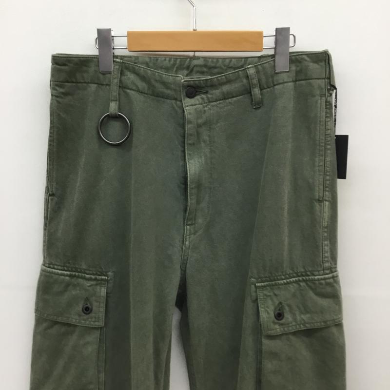 マインデニム MINEDENIM パンツ デニム、ジーンズ MINEDENIM / DENIM WIDE CARGO PANTS 30 無地 カーキ / カーキ /  メンズ USED 古着 中古 10123118
