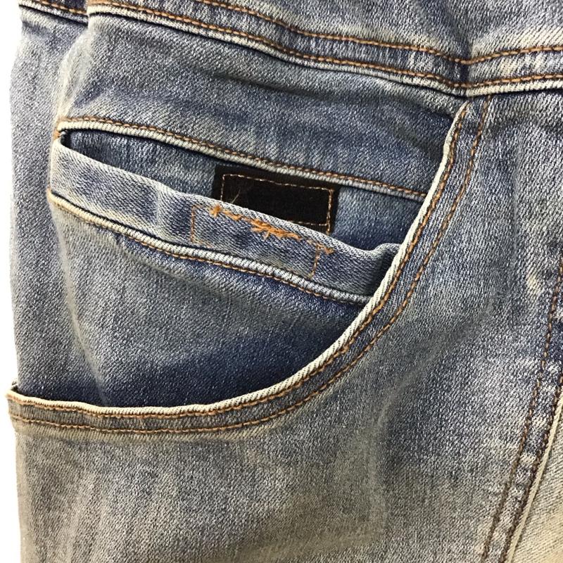 グリップスワニー GRIP SWANY パンツ デニム、ジーンズ GSP-99 NO.164 野外洋袴 ヒロシ特別モデル タグ付き FIELD DENIM PANTS M ダメージ加工 青 / ブルー /  メンズ USED 古着 中古 10117970