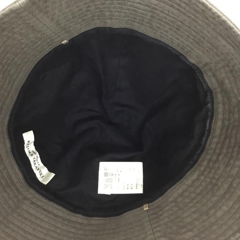 キジマ タカユキ KIJIMA TAKAYUKI 帽子 ハット 22201-ED バケットハット 無地 灰 / グレー /  メンズ USED 古着 中古 10151270