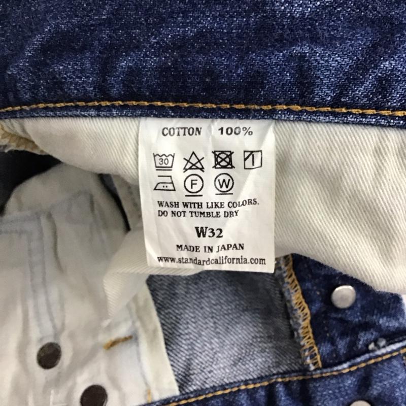 スタンダード カリフォルニア STANDARD CALIFORNIA パンツ デニム、ジーンズ デニムパンツ ワイドパンツ カジュアルパンツ 32インチ 無地 インディゴ / インディゴ /  メンズ USED 古着 中古 10130667