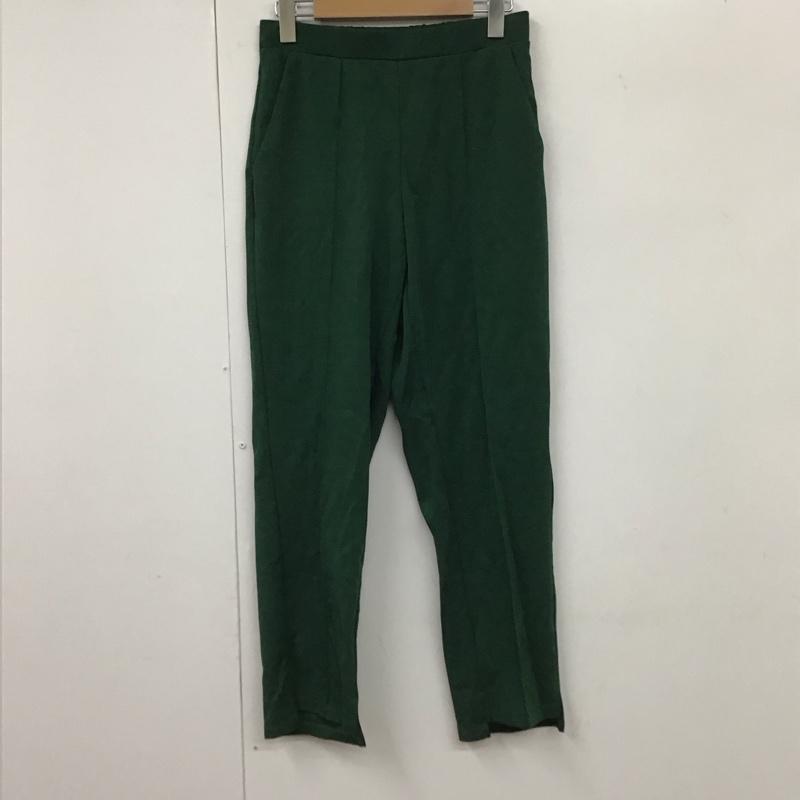 ショコラ フィネ ローブ chocol raffine robe パンツ スラックス らくらくスレンダーパンツ 6A13L0F1300 FREE 無地 緑 / グリーン /  レディース USED 古着 中古 10131704