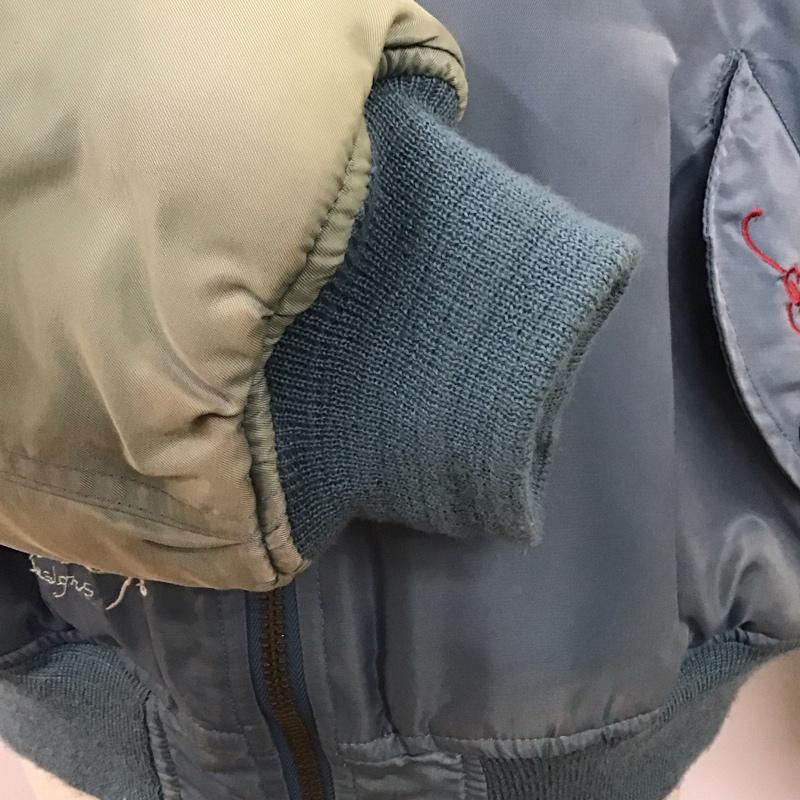 エドハーディー Ed Hardy ジャケット、上着 ジャンパー、ブルゾン XL 刺繍 水色 / ライトブルー /  メンズ USED 古着 中古 10123477