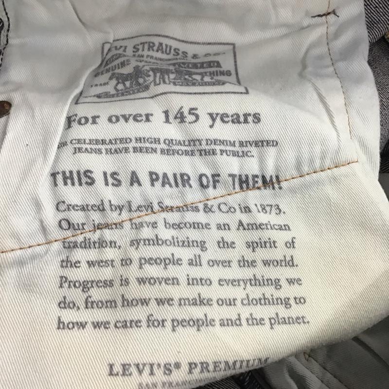リーバイストラウスアンドコー Levi Strauss & co. パンツ デニム、ジーンズ デニムパンツ ワイドパンツ カジュアルパンツ ストレッチパンツ 33インチ 無地 インディゴ / インディゴ /  メンズ USED 古着 中古 10140561