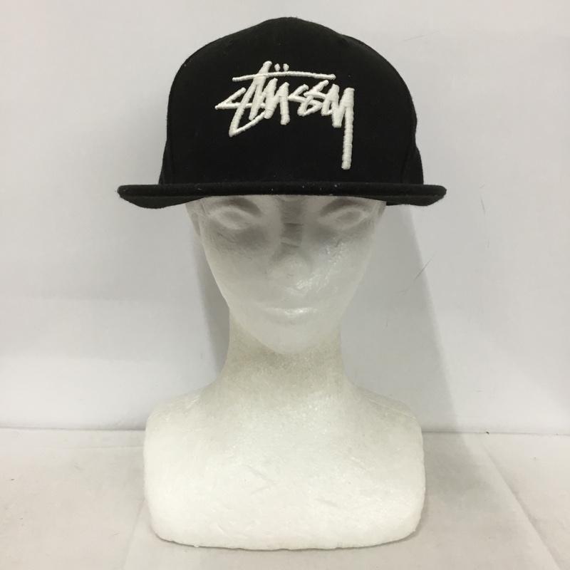 ステューシー STUSSY 帽子 キャップ NEW ERA 9FIFTY ロゴ、文字 黒 / ブラック /  メンズ USED 古着 中古 10149256