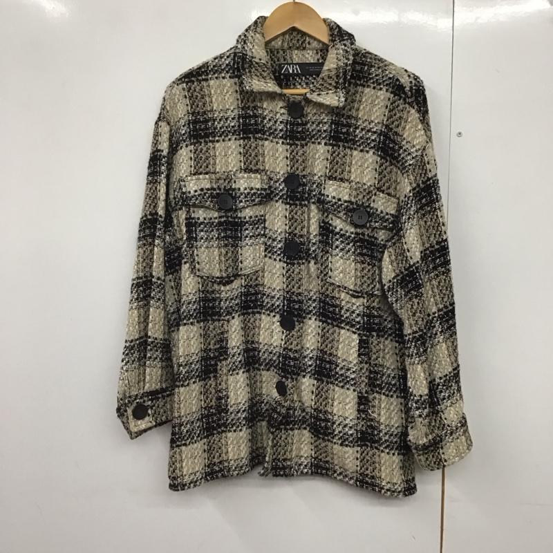 ザラ ZARA ジャケット、上着 ジャケット、ブレザー M チェック マルチカラー / マルチカラー /  レディース USED 古着 中古 10142878