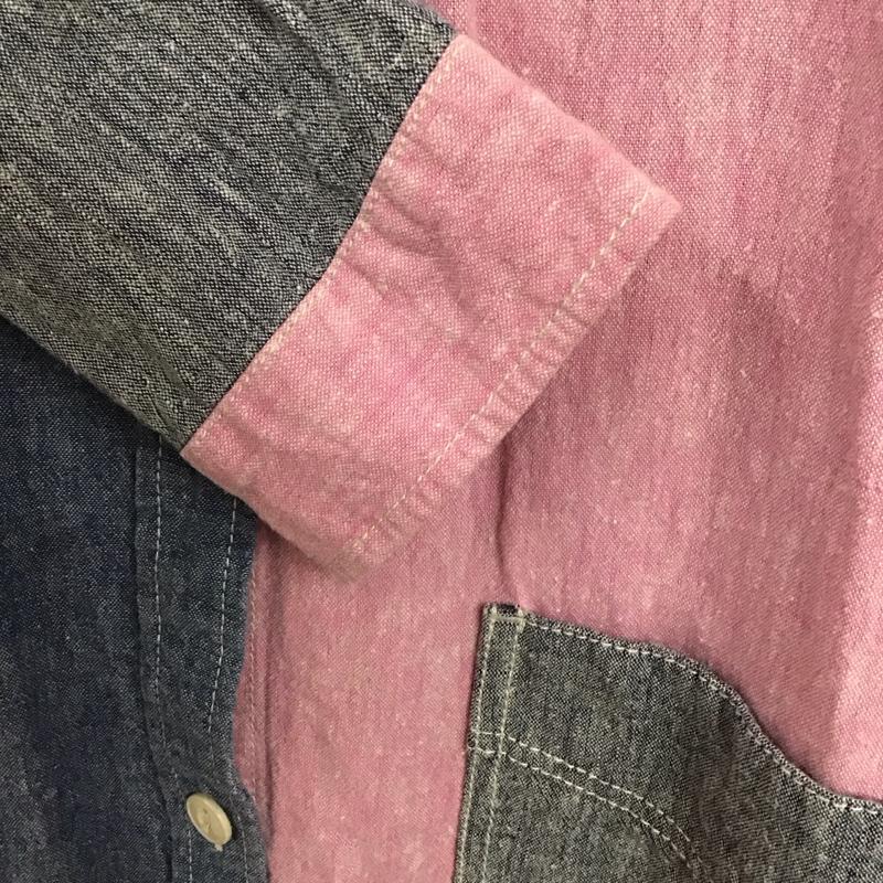 マナスタッシュ MANASTASH シャツワンピース 長袖 7235001 膝丈 M 刺繍 マルチカラー / マルチカラー /  レディース USED 古着 中古 10143939