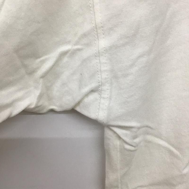 サマンサモスモスブルー Samansa Mos2 blue Tシャツ 半袖 1210938 オーバーサイズ FREE ロゴ、文字 白 / ホワイト /  レディース USED 古着 中古 10144105