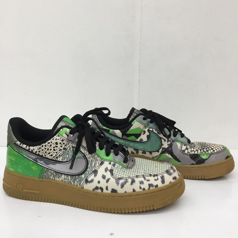 ナイキ NIKE スニーカー スニーカー AIRFORCE1 07QS CT8441002 27.0cm アニマル柄 緑 / グリーン /  メンズ USED 古着 中古 10110130