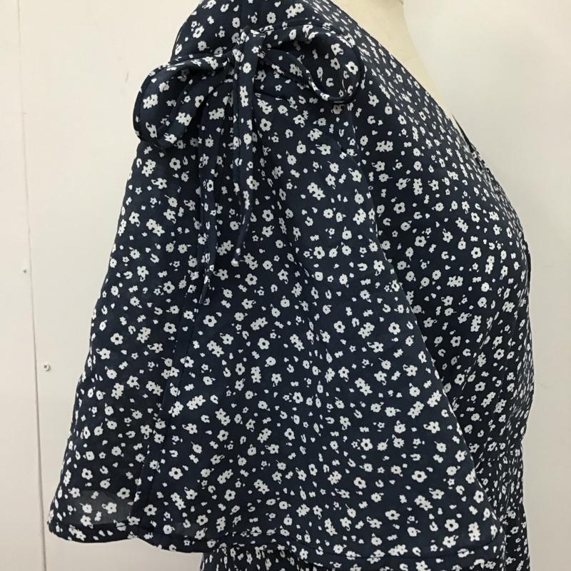 フィフス fifth ワンピース ロングスカート ES23S8725 小花柄カシュクールロングワンピース 半袖 タグ付き M 花柄 青 / ブルー /  レディース USED 古着 中古 10114979