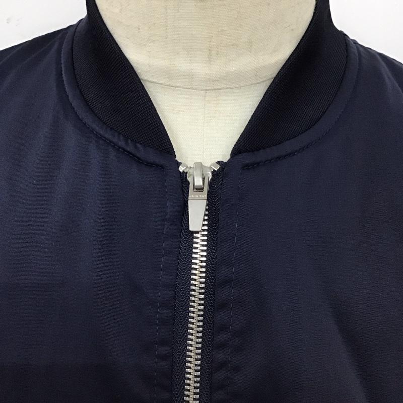ザラ ZARA ジャケット、上着 ジャンパー、ブルゾン L 無地 紺 / ネイビー /  メンズ USED 古着 中古 10119757