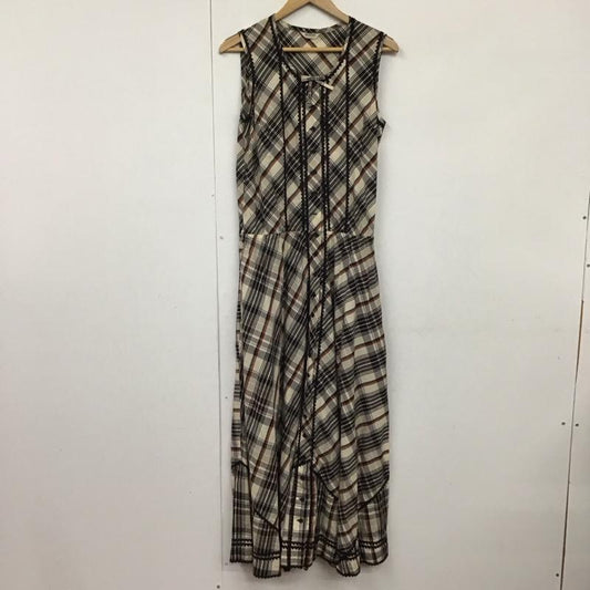 インゲボルグ INGEBORG ワンピース ロングスカート M チェック マルチカラー / マルチカラー /  レディース USED 古着 中古 10130526