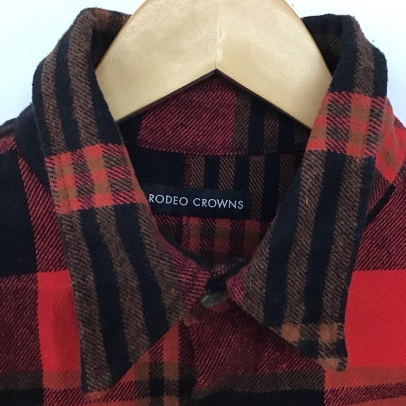 ロデオクラウンズ Rodeo Crowns シャツ、ブラウス 長袖 長袖シャツ チェックシャツ カラーシャツ M チェック マルチカラー / マルチカラー /  レディース USED 古着 中古 10145072