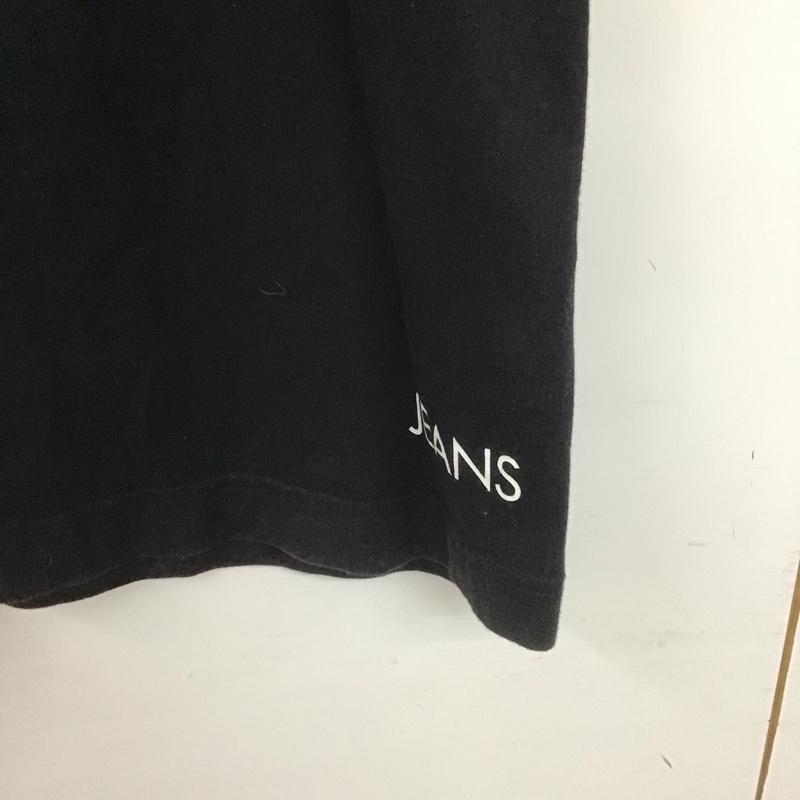 カルヴァン クライン ジーンズ Calvin Klein Jeans Tシャツ 半袖 半袖カットソー プリントTシャツ クルーネックカットソー M ロゴ、文字 黒 / ブラック /  メンズ USED 古着 中古 10148249