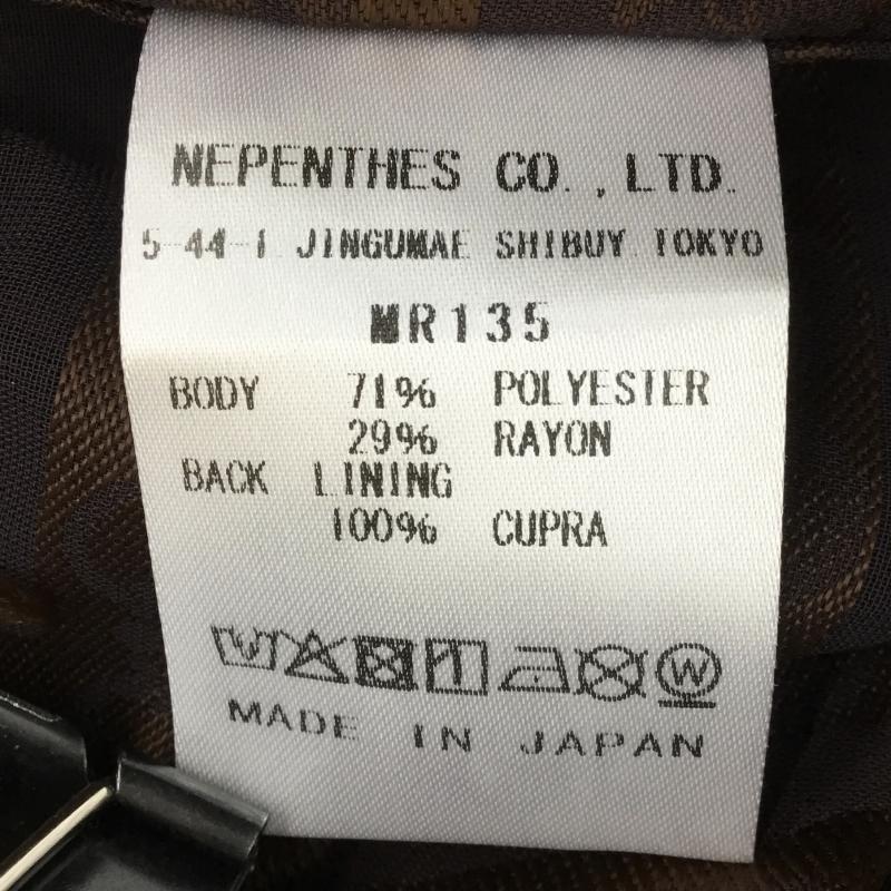 ニードルス Needles シャツ、ブラウス 半袖 Classic Shirts MR135 M 総柄 茶 / ブラウン /  メンズ USED 古着 中古 10127268