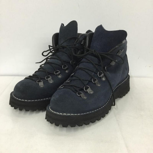ダナー Danner アウトドアシューズ アウトドアシューズ 33520 マウンテンライト オイルドボブ トレッキングブーツ US7.5 US：7.5 ロゴ、文字 紺 / ネイビー /  メンズ USED 古着 中古 10139222