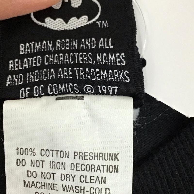 古着 USED Tシャツ 半袖 半袖カットソー プリントTシャツ クルーネックカットソー 90s batmanrobin 1997コピーライト M プリント 黒 / ブラック /  メンズ USED 古着 中古 10114173