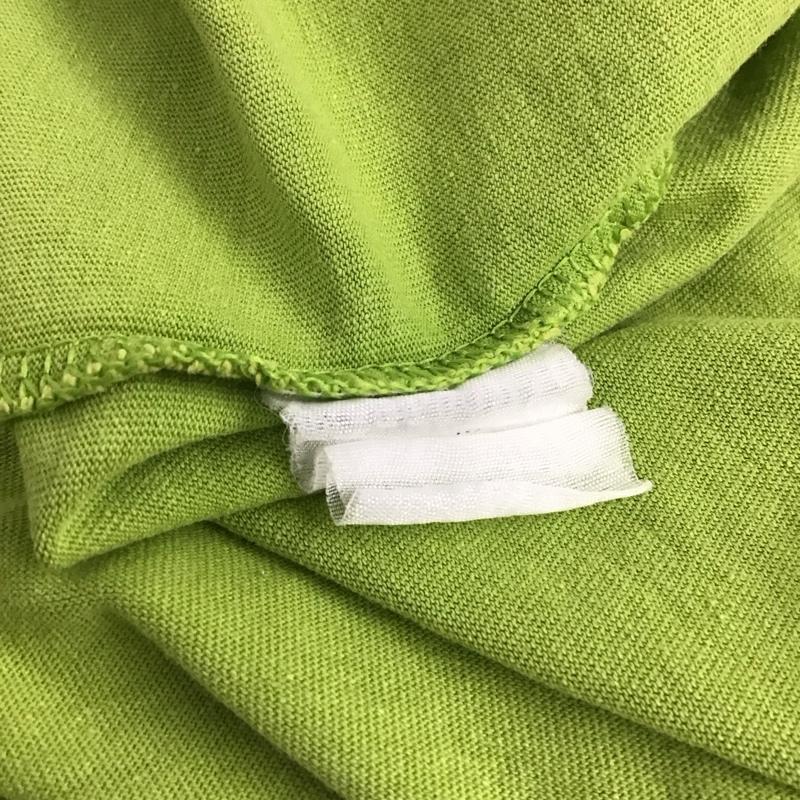 チャンピオン Champion Tシャツ 半袖 半袖カットソー プリントTシャツ クルーネックカットソー L ロゴ、文字 緑 / グリーン /  メンズ USED 古着 中古 10133497