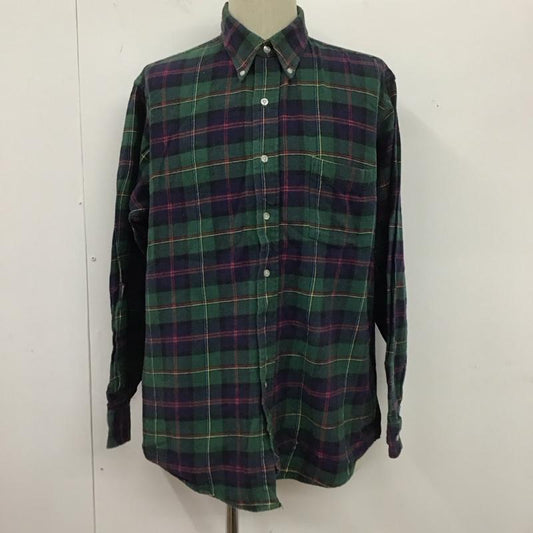 エルエルビーン L.L.Bean シャツ、ブラウス 長袖 長袖シャツ カラーシャツ ポケットシャツ 長袖カットソー チェックシャツ L チェック マルチカラー / マルチカラー /  メンズ USED 古着 中古 10124772