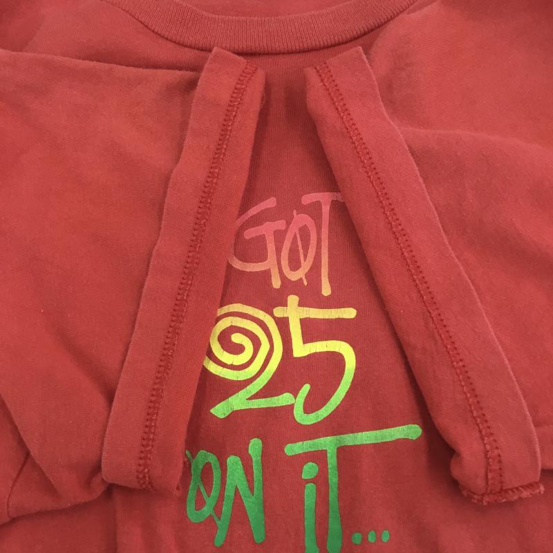 ステューシー STUSSY Tシャツ 半袖 M ロゴ、文字 赤 / レッド /  メンズ USED 古着 中古 10133850