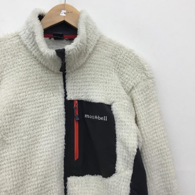モンベル mont-bell ジャケット、上着 ジャケット、ブレザー 1106660 クリマエア ジャケット M ロゴ、文字 白 / ホワイト / X 赤 / レッド / X 紺 / ネイビー /  メンズ USED 古着 中古 10138530
