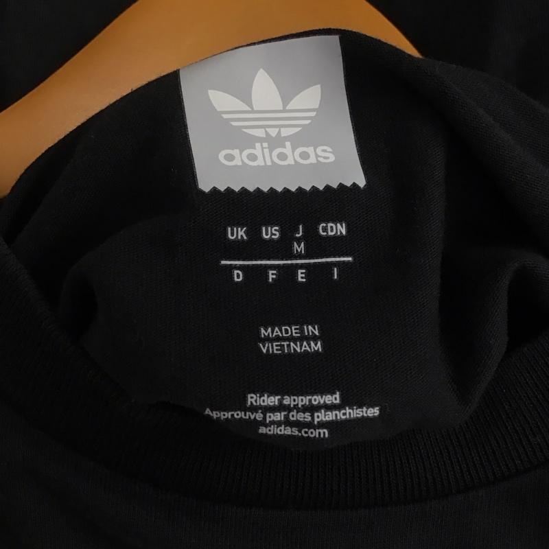 アディダス adidas Tシャツ 半袖 dh3900 MarkGonzalesSOLIDSHMOOTEE シュムーTシャツ プリントTシャツ M プリント 黒 / ブラック /  メンズ USED 古着 中古 10144555
