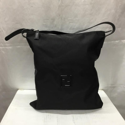 フェンディ FENDI トートバッグ トートバッグ 24-B 14564 ワンショルダー ショルダーバッグ ロゴ、文字 黒 / ブラック /  レディース USED 古着 中古 10106485