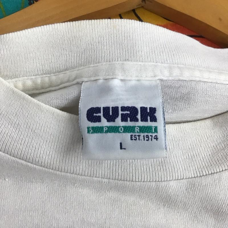 古着 USED Tシャツ 半袖 半袖カットソー プリントTシャツ クルーネックカットソー 古着 90s L プリント 白 / ホワイト /  メンズ USED 古着 中古 10147990