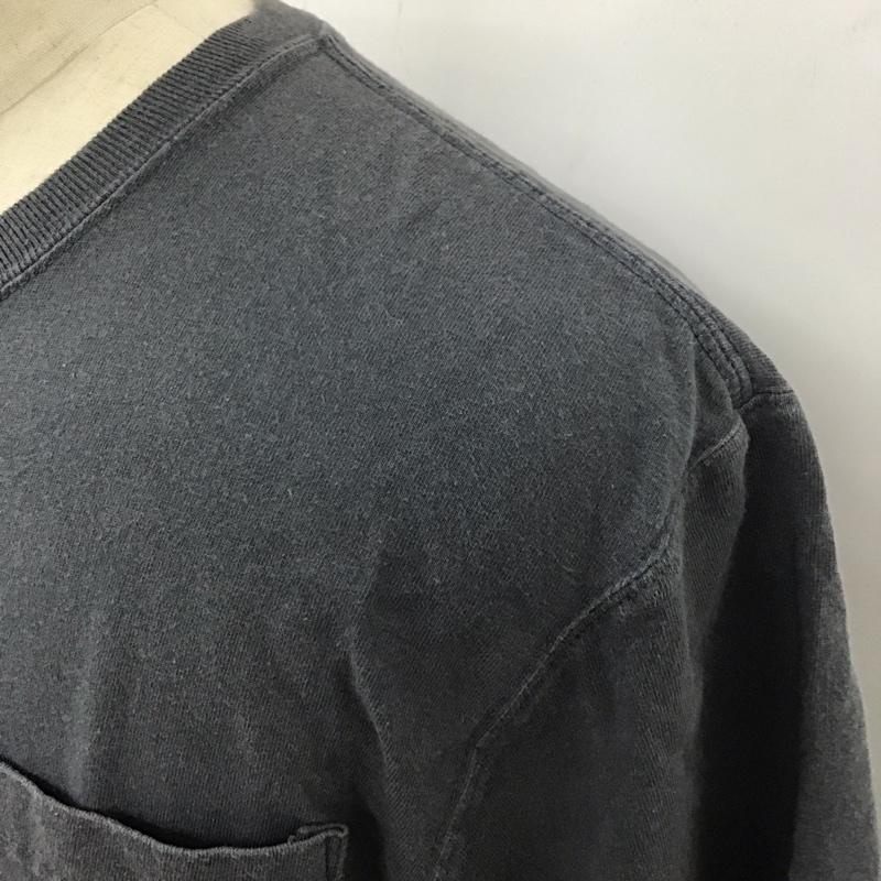 カーハート Carhartt Tシャツ 半袖 半袖カットソー プリントTシャツ クルーネックカットソー M ロゴ、文字 灰 / グレー /  メンズ USED 古着 中古 10115714