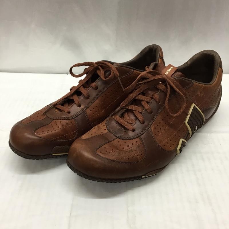メレル MERRELL スニーカー スニーカー 1105 カジュアルシューズ UK9 US：9.5 ロゴ、文字 茶 / ブラウン /  メンズ USED 古着 中古 10119894