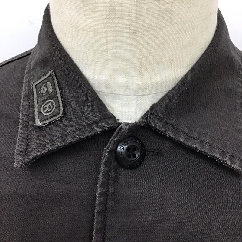 アベイシングエイプ A BATHING APE ジャケット、上着 ジャケット、ブレザー 長袖シャツ カラーシャツ ポケットシャツ 長袖カットソー XL プリント 黒 / ブラック /  メンズ USED 古着 中古 10118075