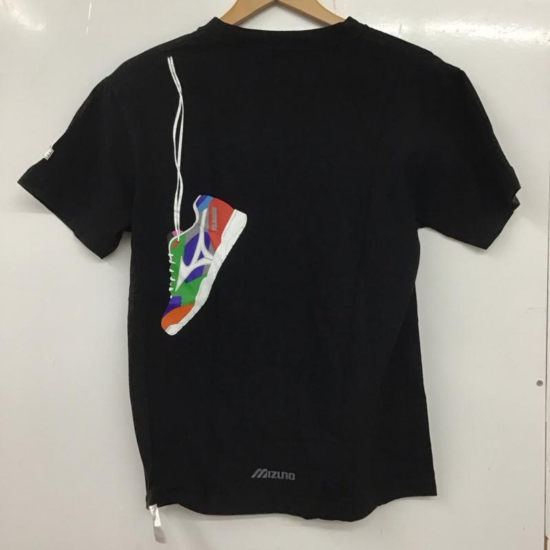 エクストララージ XLARGE Tシャツ 半袖 半袖カットソー プリントTシャツ クルーネックカットソー mizuno S プリント 黒 / ブラック /  メンズ USED 古着 中古 10133682