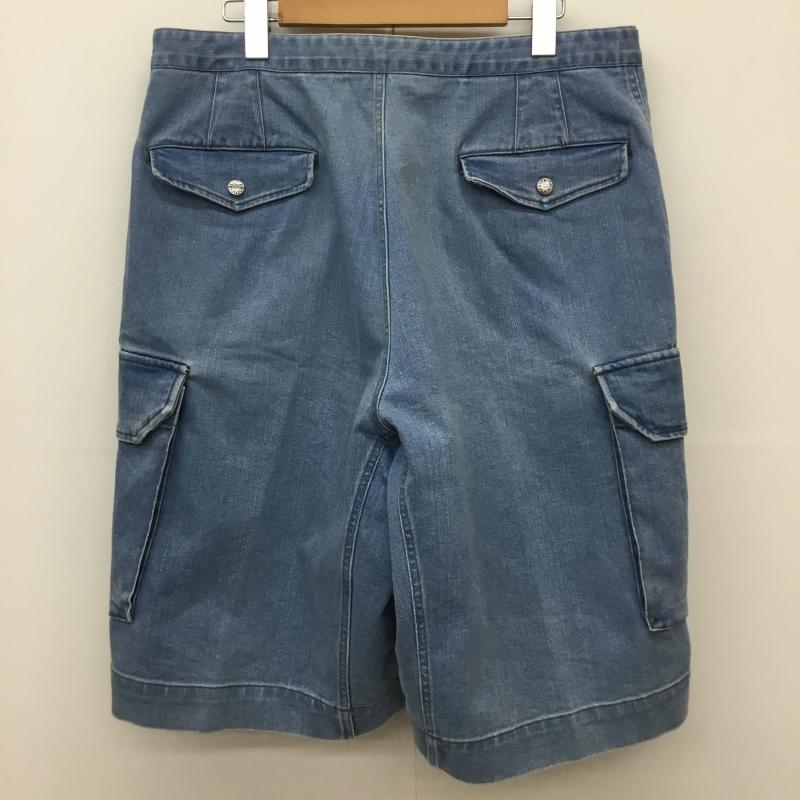 ザ ノースフェイス パープルレーベル THE NORTH FACE PURPLE LABEL パンツ ショートパンツ NT4308N デニムショートパンツ 34 無地 青 / ブルー /  メンズ USED 古着 中古 10151175
