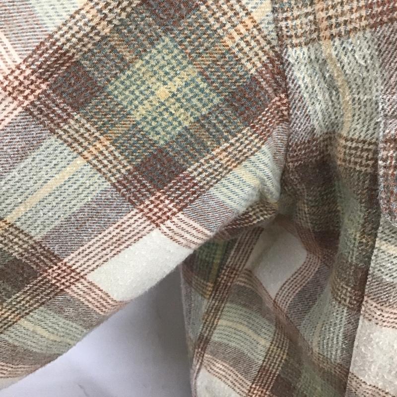 パパス PAPAS シャツ、ブラウス 長袖 長袖シャツ チェックシャツ カラーシャツ L チェック マルチカラー / マルチカラー /  メンズ USED 古着 中古 10126231