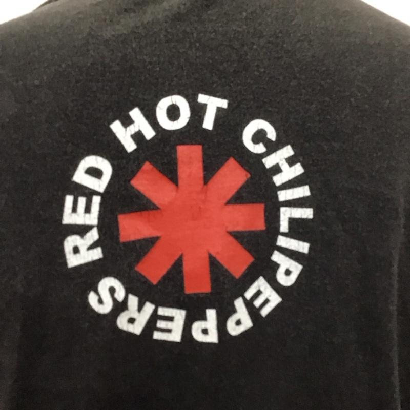 ザ ジーティーシー THE GTS Tシャツ 半袖 RED HOT CHILI PEPPERS バンドT クルーネック ロゴ、文字 黒 / ブラック /  メンズ USED 古着 中古 10107650