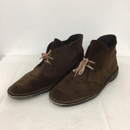 クラークス Clarks ブーツ ショートブーツ 31692 デザートブーツ US9 1/2 US：9.5 無地 茶 / ブラウン /  メンズ USED 古着 中古 10141047