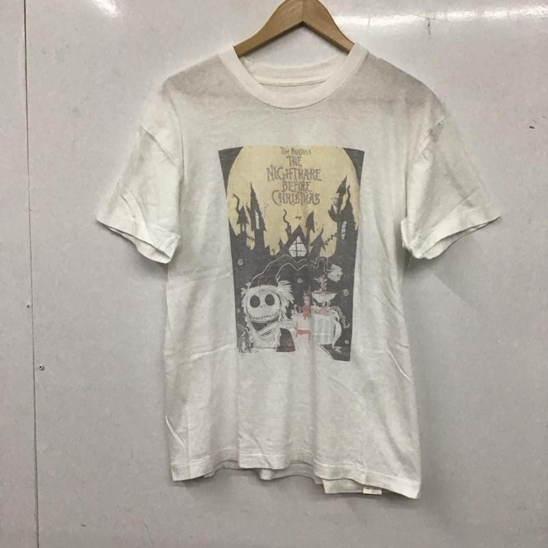 古着 USED Tシャツ 半袖 半袖カットソー プリントTシャツ クルーネックカットソー 90s M プリント 白 / ホワイト /  メンズ USED 古着 中古 10136230
