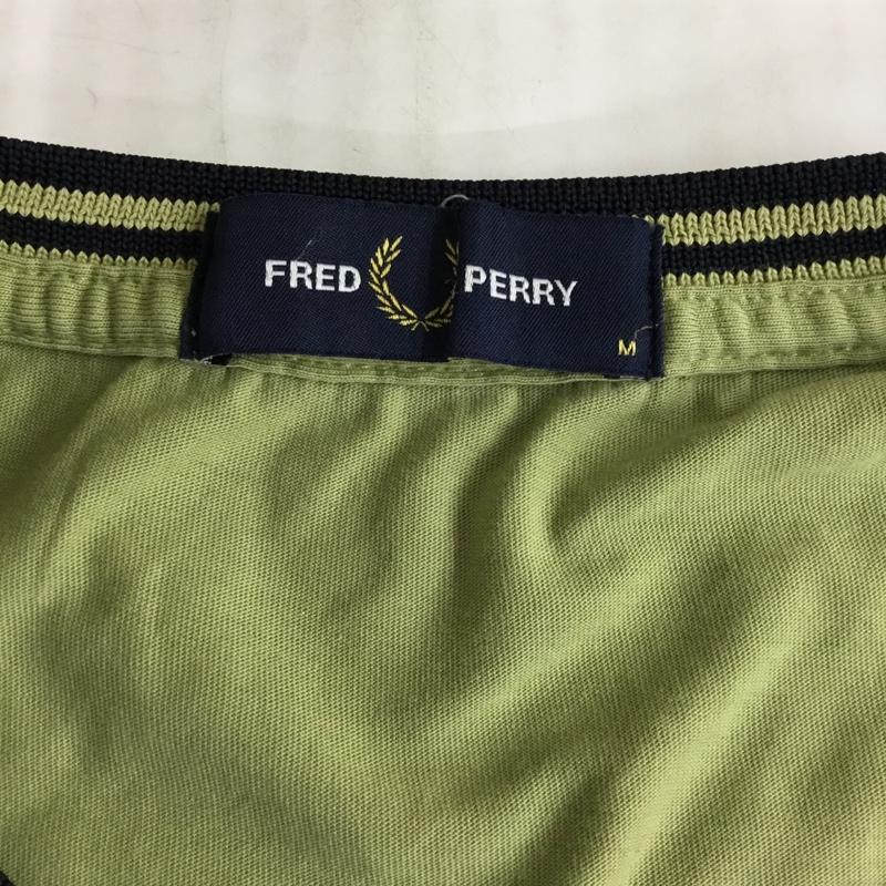 フレッドペリー FRED PERRY Tシャツ 半袖 M1588 P05 00715 398 Twin Tipped M ワンポイント カーキ / カーキ /  メンズ USED 古着 中古 10119776