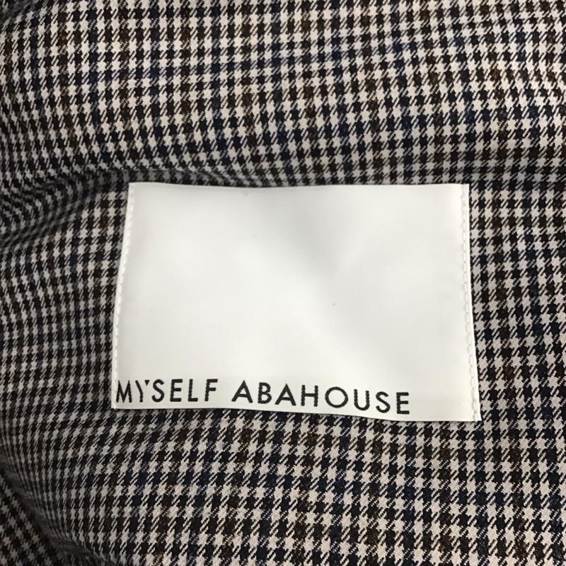 アバハウス ABAHOUSE コート コート一般 0039-70-00002 オーバーサイズダブルポロコート M 無地 黒 / ブラック /  メンズ USED 古着 中古 10120178