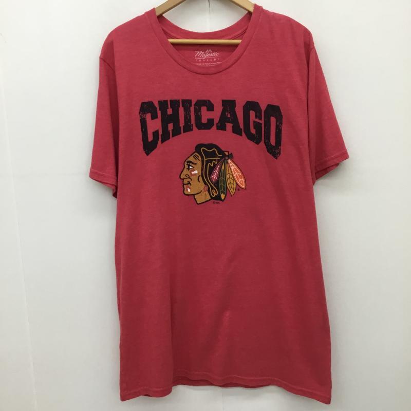 ユーズドクロージング used clothes Tシャツ 半袖 XXL キャラクター 赤 / レッド /  メンズ USED 古着 中古 10133847