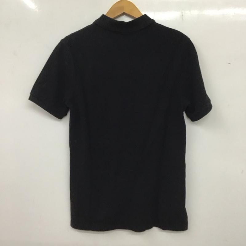 ポロラルフローレン POLO RALPH LAUREN ポロシャツ 半袖 L 無地 黒 / ブラック /  メンズ USED 古着 中古 10135983