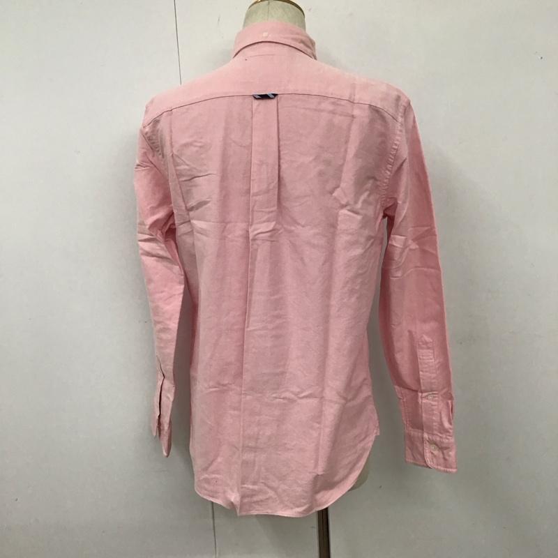 ブルックスブラザーズ BROOKS BROTHERS シャツ、ブラウス 長袖 ボタンダウン M 無地 桃 / ピンク /  メンズ USED 古着 中古 10111188